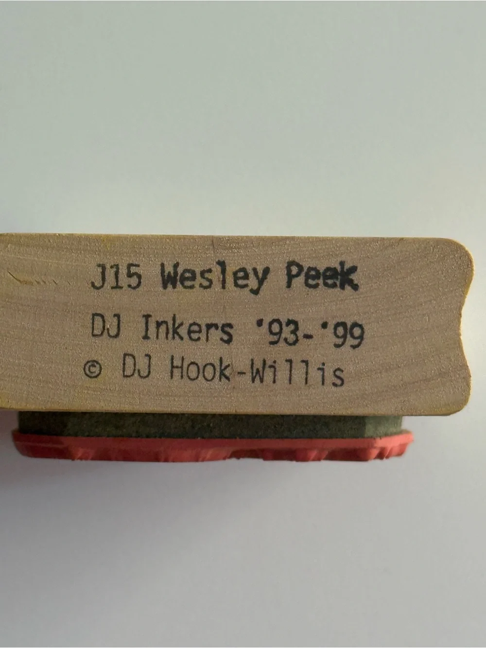 DJ Inkers “Wesley Peek” RARE Rag Doll Sailor J15 Rubber Stamp